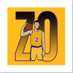 Lonzo Ball 'ZO' - Los Angeles Lakers Posters and Art